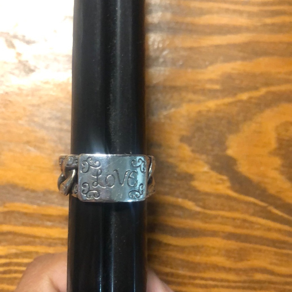 Brighton retired “Love “ script ring